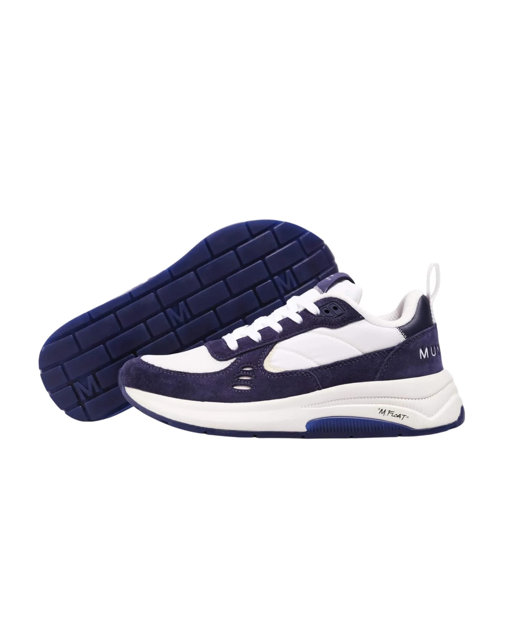 Municipal Men's M.OG Shoes, White/White/White, Size 9-9.5 Men | Multi-Layer Comfort System — White/Navy/Navy