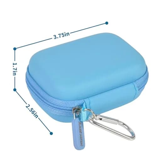 ANKHOH Carrying Case for Crucial X10/X9 Pro Portable SSD | Blue EVA Hard Shell Organizer thumbnail 5
