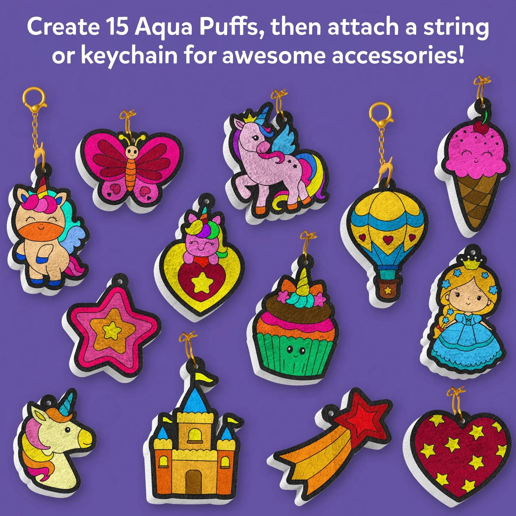 Skillmatics Aqua Puffs Unicorns Art & Craft Kit 18.5cm x 24.6cm x 3.4cm | Parents Best Toys Award Winner 2025 - view 5