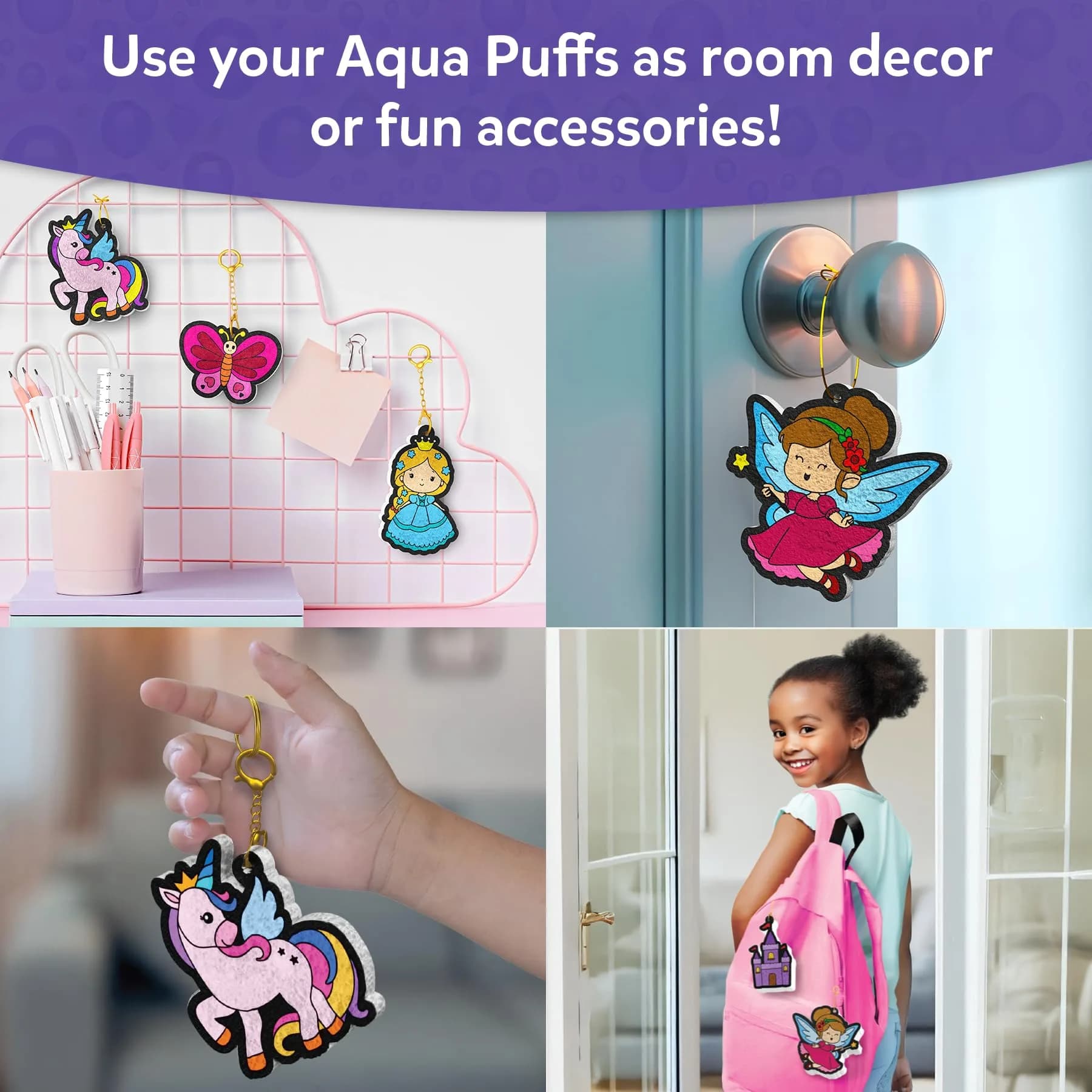 Skillmatics Aqua Puffs Unicorns Art & Craft Kit 18.5cm x 24.6cm x 3.4cm | Parents Best Toys Award Winner 2025 - view 7