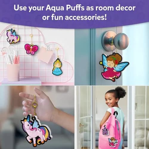 Skillmatics Aqua Puffs Unicorns Art & Craft Kit 18.5cm x 24.6cm x 3.4cm | Parents Best Toys Award Winner 2025 thumbnail 7