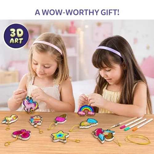 Skillmatics Aqua Puffs Unicorns Art & Craft Kit 18.5cm x 24.6cm x 3.4cm | Parents Best Toys Award Winner 2025 thumbnail 9