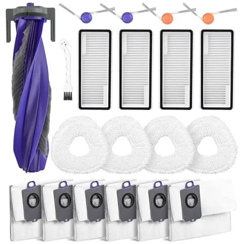 BTRSOLUS 20 Pcs Accessories Kit for NARWAL Freo Z10 Ultra/Z10 Robot Vacuum Cleaner | Complete Replacement Parts Set thumbnail 1