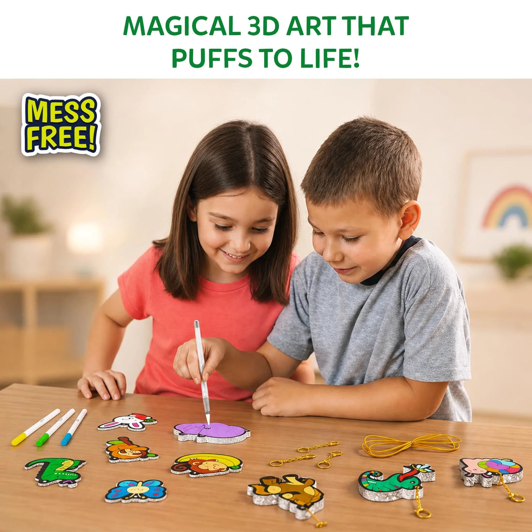 Skillmatics 3D Art Kit Aqua Puffs | Mess-Free Fun for Kids Ages 4-10 - view 2