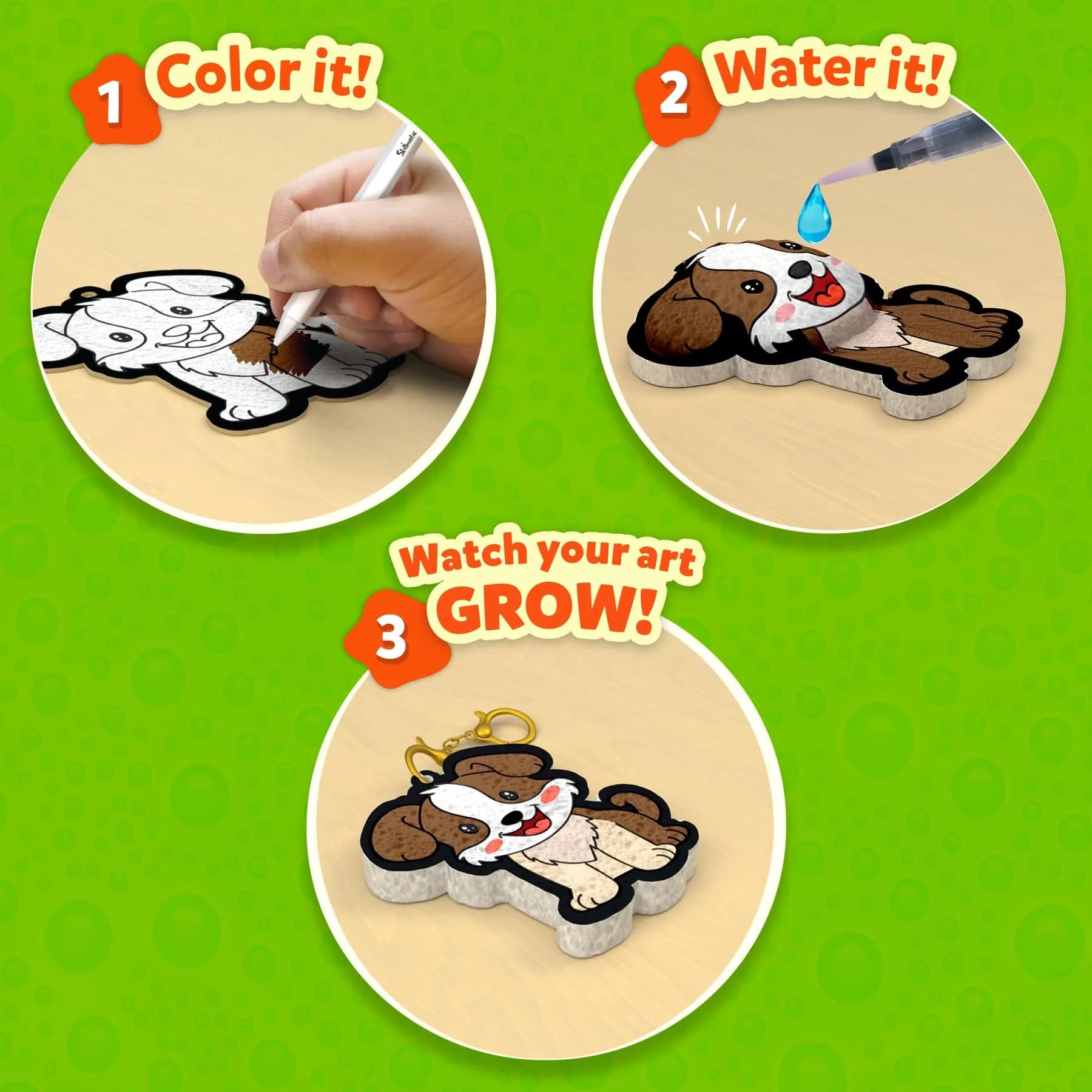 Skillmatics 3D Art Kit Aqua Puffs | Mess-Free Fun for Kids Ages 4-10 - view 3