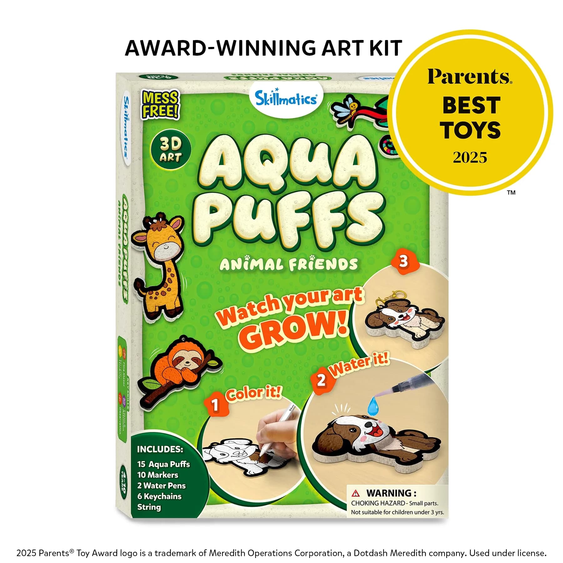 Skillmatics 3D Art Kit Aqua Puffs | Mess-Free Fun for Kids Ages 4-10 - view 4