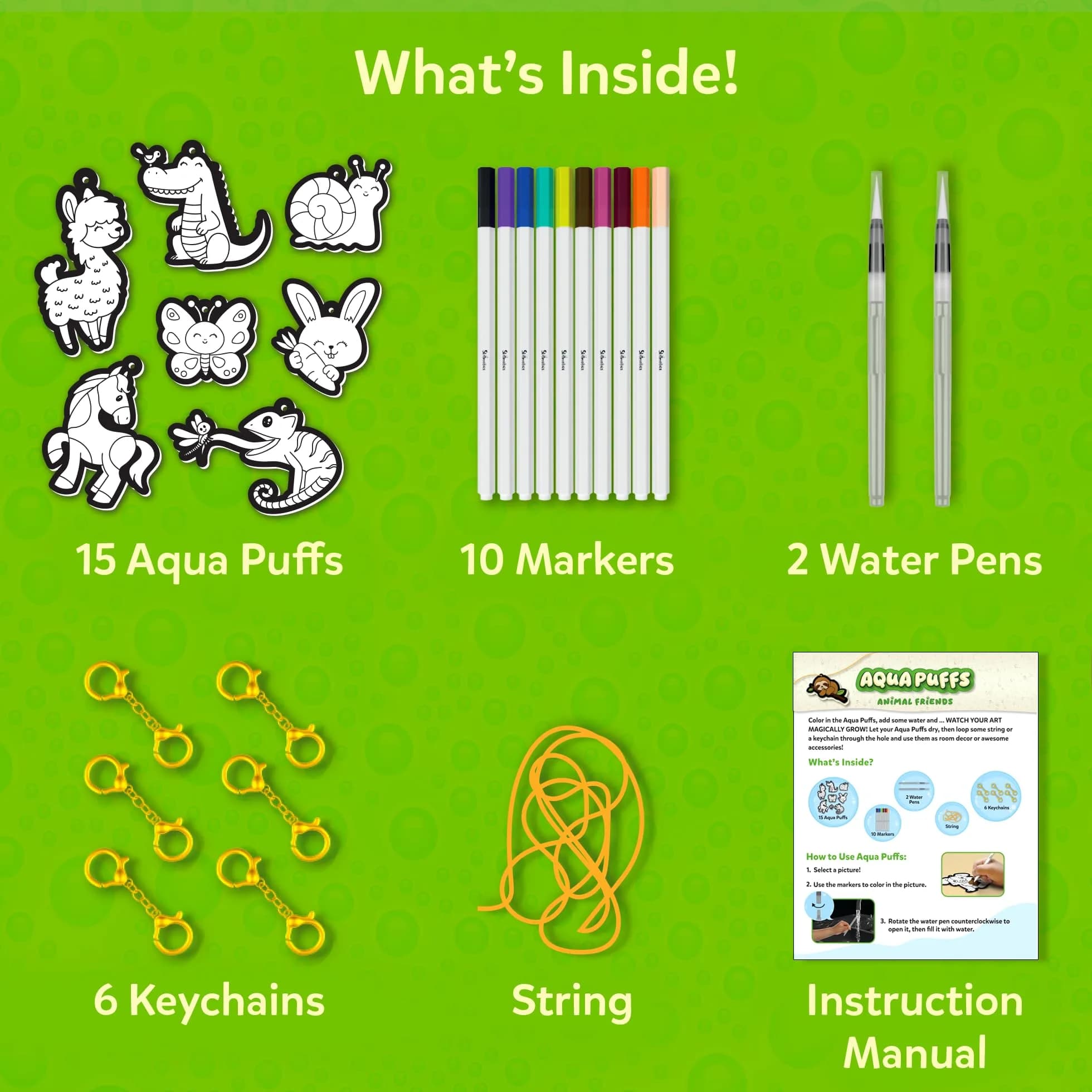 Skillmatics 3D Art Kit Aqua Puffs | Mess-Free Fun for Kids Ages 4-10 - view 6