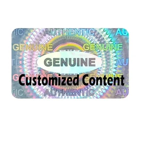 ILMBVM Custom Tamper Proof Labels 0.6x1 inch | Silver Security Stickers, 1200 pcs, High Security thumbnail 1