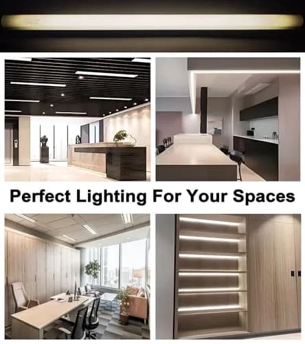 Konideke 48 Inch T8 Fluorescent Tube Light Bulb 32W 4100K Cool White 2850 Lumens G13 Base (10 Pack) thumbnail 3
