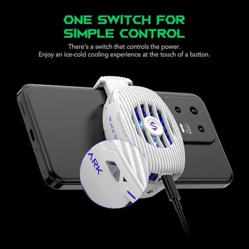 Black Shark FunCooler 5 NEO Wired Phone Cooler 80g (2.8oz) | RGB Lighting for Gaming thumbnail 7