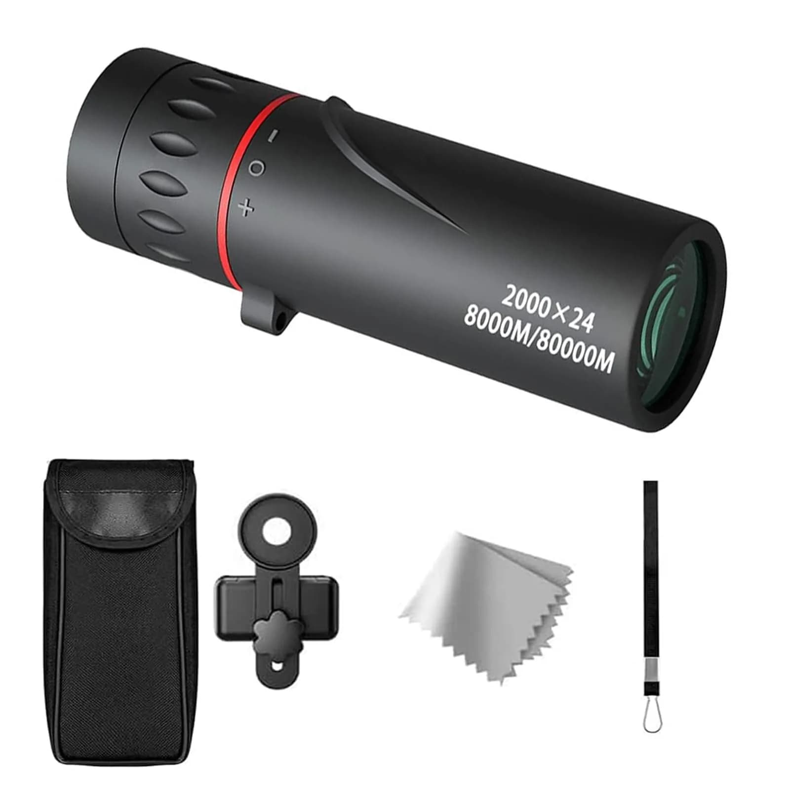 WenTigDY Mini Telescope for Adults 24mm Objective Lens | 2000x Magnification, Portable Scope for Travel - main product image