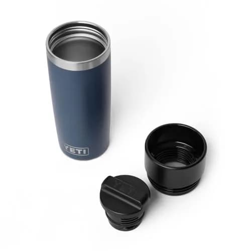 YETI Rambler 16 oz Travel Bottle Navy | Vacuum Insulated Stainless Steel Tumbler with Leakproof Cap thumbnail 3