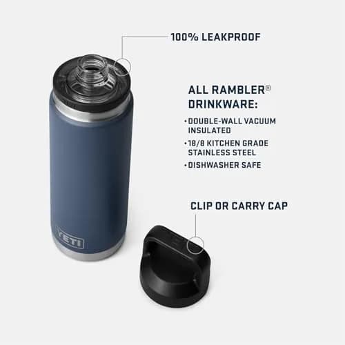 YETI Rambler 26 oz Cherry Blossom Textured Bottle with Chug Cap thumbnail 2