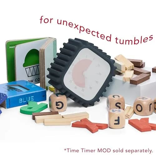 Time Timer MOD Tread Protective Case | Charcoal Silicone Cover for Drop Protection (4.3 x 4.6 x 2.4 inches) thumbnail 2