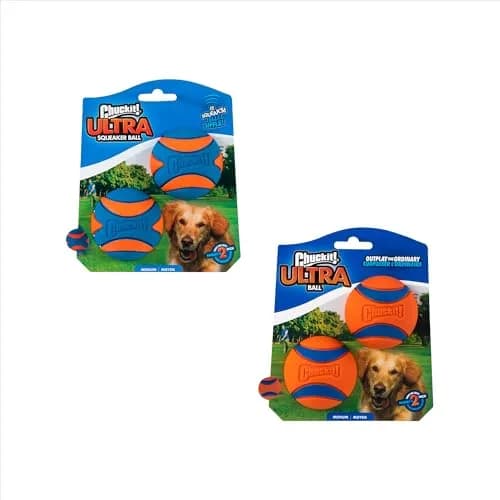 Chuckit! Ultra Ball Dog Toy Medium 6.4cm (2.5 inch) Pack of 4 | High Bounce Fetch Ball for Dogs 20-60 lbs thumbnail 2