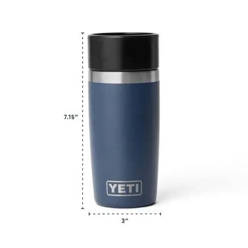 YETI Rambler 12 oz Travel Bottle Navy | Keeps Cold 24 Hrs, Hot 12 Hrs thumbnail 6