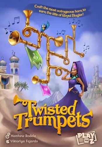 Play To Z Twisted Trumpets Tile-Laying Route-Building Board Game | Family Strategy Fun (70-120 chars) thumbnail 1