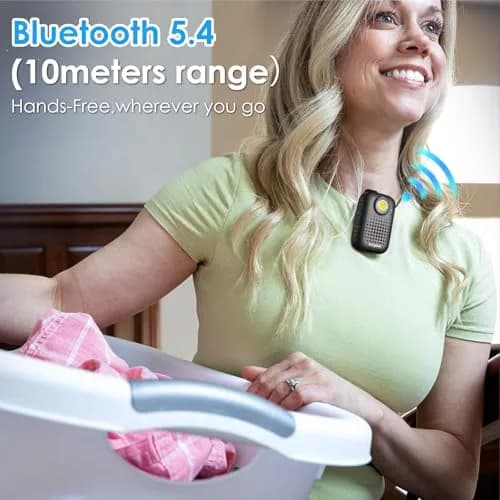 VkingMoR Wearable Bluetooth Speaker with Waterproof Dustproof IPX7 | Compact Stereo Sound thumbnail 4