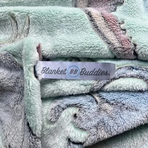 Blanket Buddies Glow in The Dark Dinosaur Throw Blanket 50" x 60" (127 x 152 cm) | Soft Fleece Kids Blanket with T Rex, Velociraptor thumbnail 6