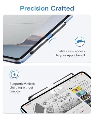 MOFT Pencil Holder for Apple Pencil 2nd Gen | Compatible with Magic Keyboard & Folio, Black thumbnail 5