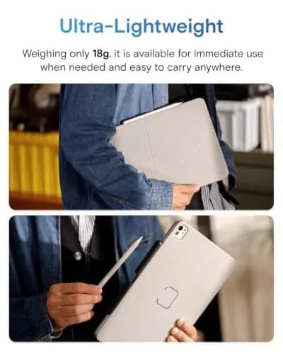 MOFT Pencil Holder for Apple Pencil 2nd Gen | Compatible with Magic Keyboard & Folio, Black thumbnail 6