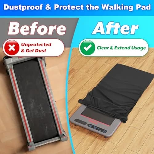 Easecos Walking Pad Cover for Under Desk Treadmill 47-50" | Dustproof & Waterproof thumbnail 4
