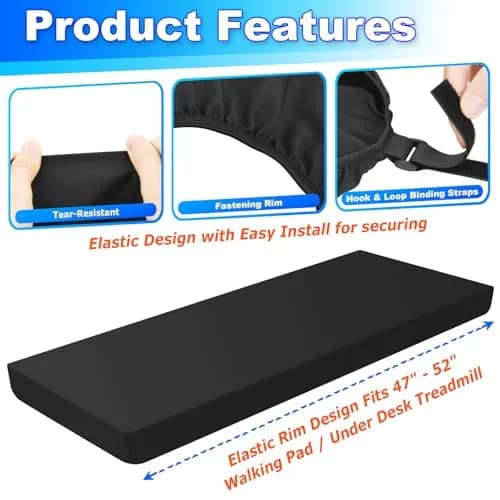 Easecos Walking Pad Cover for Under Desk Treadmill 47-50" | Dustproof & Waterproof thumbnail 3
