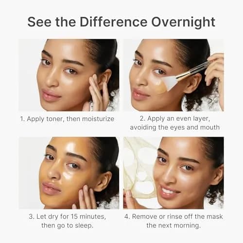 medicube Wrapping Mask Kojic Acid Turmeric Overnight Peel Off Facial Mask 75ml (2.53 Fl Oz) | Brightens & Firms Skin thumbnail 6