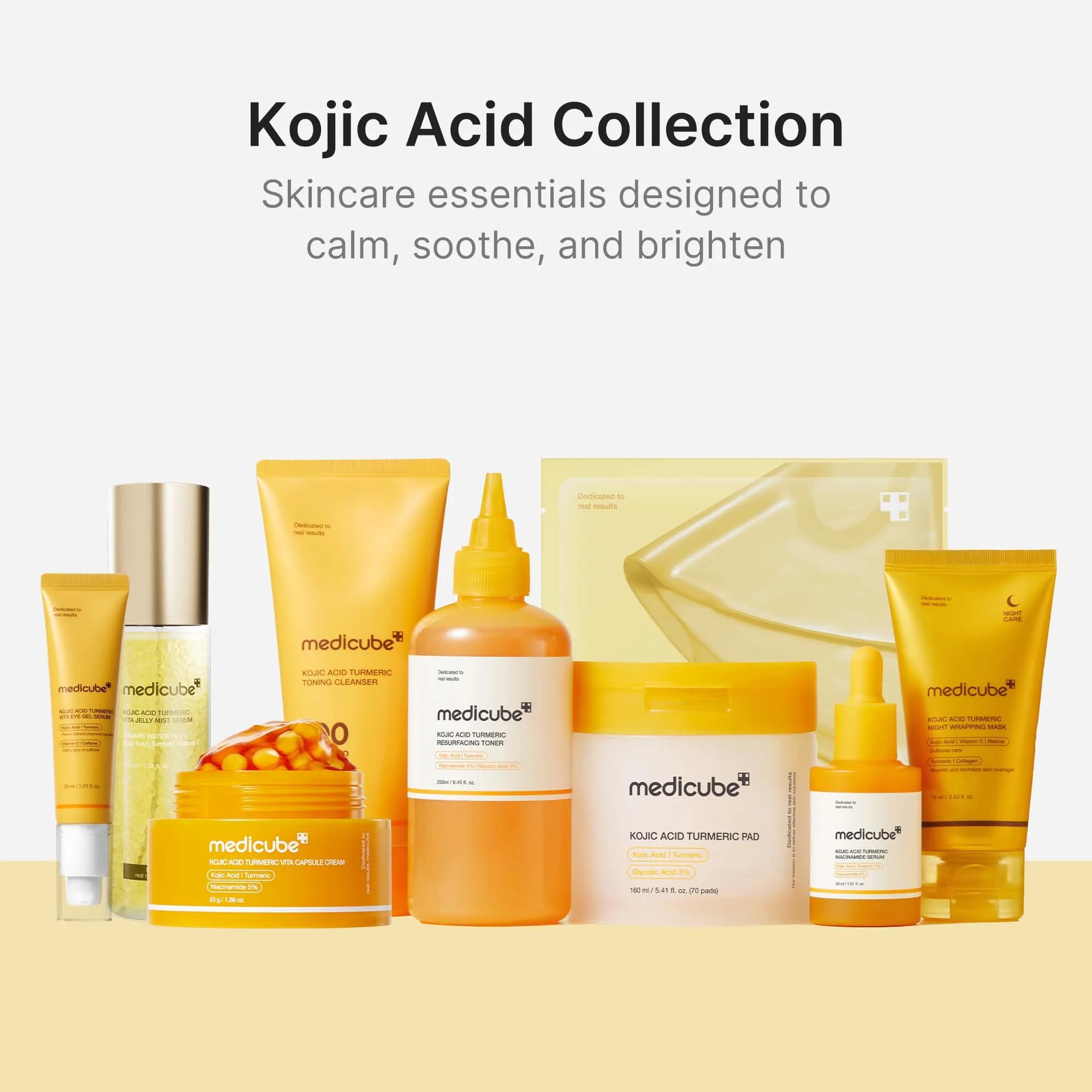 medicube Wrapping Mask Kojic Acid Turmeric Overnight Peel Off Facial Mask 75ml (2.53 Fl Oz) | Brightens & Firms Skin - view 7