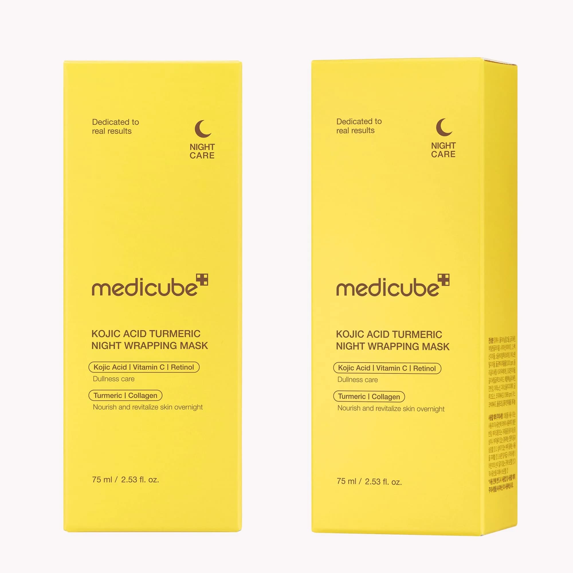 medicube Wrapping Mask Kojic Acid Turmeric Overnight Peel Off Facial Mask 75ml (2.53 Fl Oz) | Brightens & Firms Skin - view 9