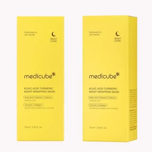 medicube Wrapping Mask Kojic Acid Turmeric Overnight Peel Off Facial Mask 75ml (2.53 Fl Oz) | Brightens & Firms Skin thumbnail 9