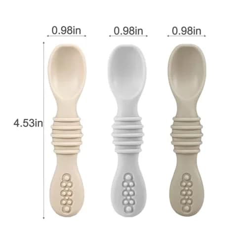 PandaEar 3 Pack Stainless Steel Baby Suction Plates | Divided Toddler Plate for Baby Led Weaning, Non-Slip, Dishwasher Safe thumbnail 3