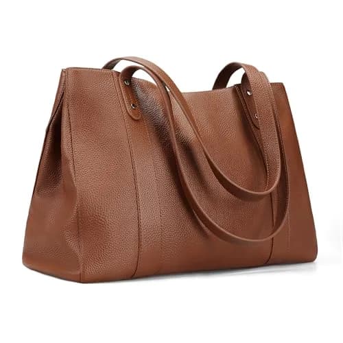 befen Genuine Leather Tote Bag for Women | 15-Inch Laptop & Business Style thumbnail 1
