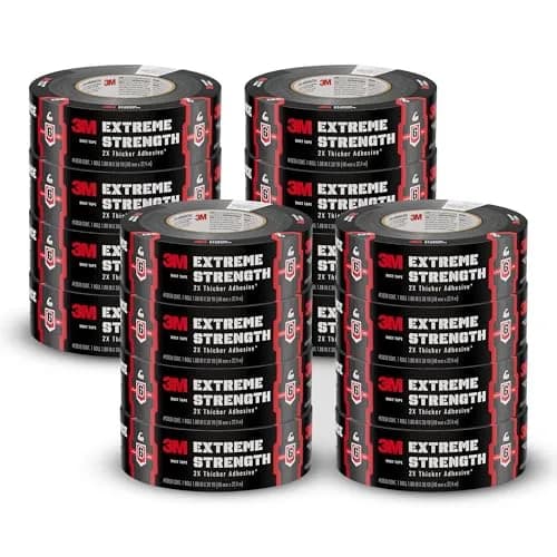 3M Heavy-Duty Waterproof Duct Tape 2830 | Double-Thick Adhesive, Indoor/Outdoor, 1.88 in x 30 yd, 12 Rolls thumbnail 1