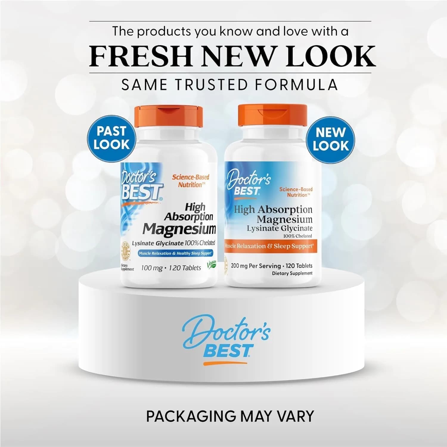 Doctor's Best High Absorption Magnesium Lysinate Glycinate Vegan Tablets | Muscle Relaxation & Sleep Support - view 2