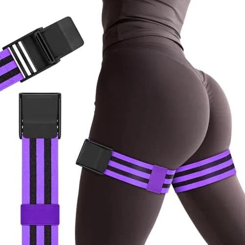 ROSYQUARZ BFR Training Bands Purple | 35.4'' (90cm) Length, 2'' (5cm) Width thumbnail 1