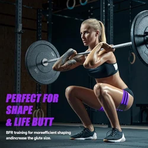 ROSYQUARZ BFR Training Bands Purple | 35.4'' (90cm) Length, 2'' (5cm) Width thumbnail 6
