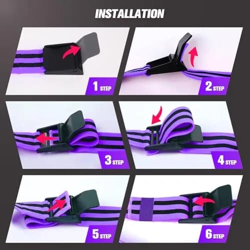 ROSYQUARZ BFR Training Bands Purple | 35.4'' (90cm) Length, 2'' (5cm) Width thumbnail 3