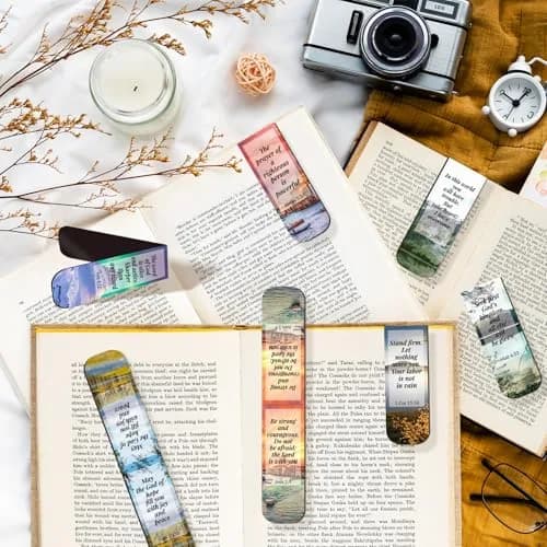Diteryy 108-Piece Bible Magnetic Bookmarks Set | Inspirational Christian Verse Page Markers thumbnail 5
