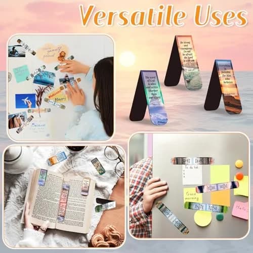Diteryy 108-Piece Bible Magnetic Bookmarks Set | Inspirational Christian Verse Page Markers thumbnail 6