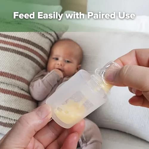 haakaa Colostrum Collector Kit 2ml/6pcs & Lidded Feeding Cup 25ml | Award-Winning Design for Newborns thumbnail 6