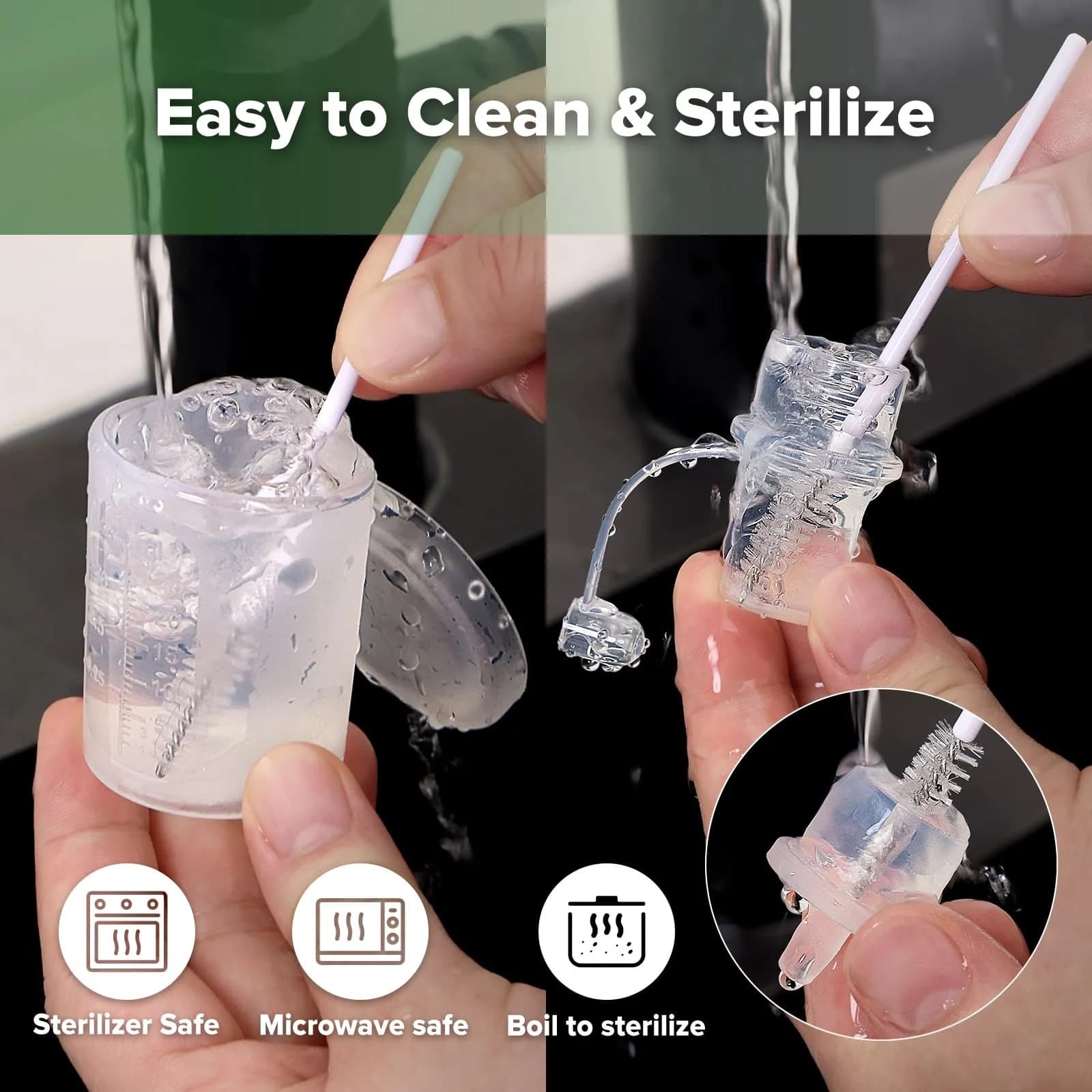 haakaa Colostrum Collector Kit 2ml/6pcs & Lidded Feeding Cup 25ml | Award-Winning Design for Newborns - view 9