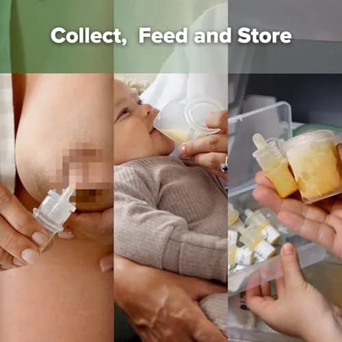 haakaa Colostrum Collector Kit 2ml/6pcs & Lidded Feeding Cup 25ml | Award-Winning Design for Newborns thumbnail 3