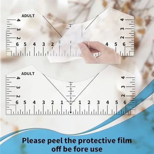 tietoc T-Shirt Ruler Guide for Vinyl Alignment 10in (25.4cm) | Centering Designs for Heat Press & HTV thumbnail 5