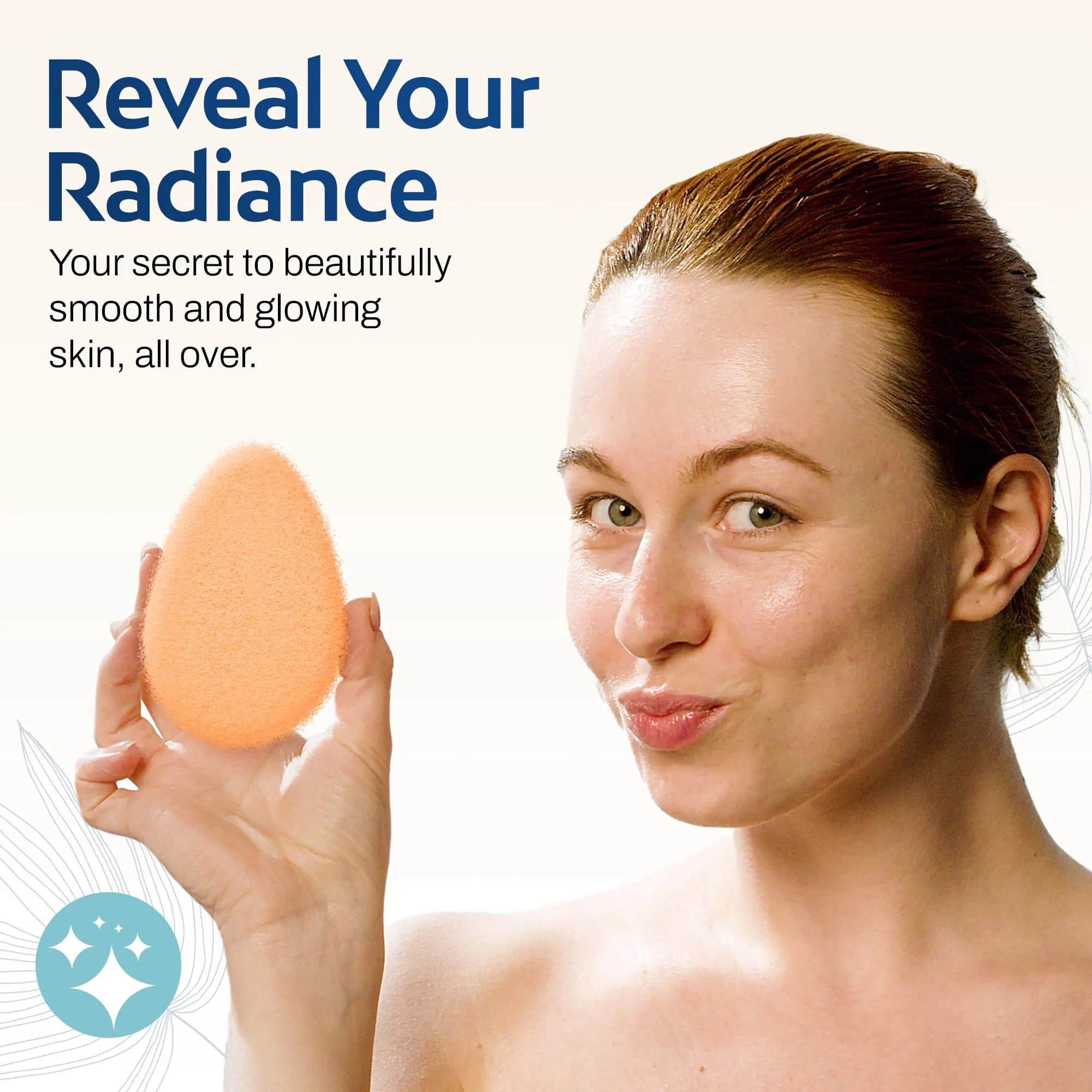 HartFelt Tear Drop Gentle Face Scrubber 2ct | Reusable Facial Sponges for Daily Cleansing - view 2