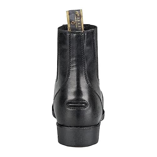Lettia Ladies Zip Paddock Shoes- Black- 6 | Water Resistant Synthetic Boots thumbnail 5