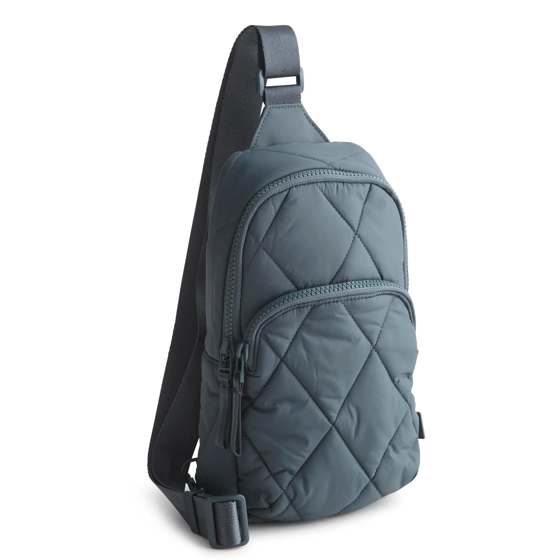 Vera Bradley Featherweight Lorman Sling Backpack Water Resistant for Travel & Work | Compact & Stylish (70-120 chars) — Dark Slate