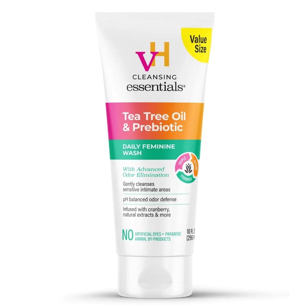 vH essentials Daily Feminine Wash 295ml (10 fl oz) | pH Balancing for Sensitive Intimate Skin - main product image
