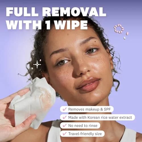 The Face Shop Rice Water Bright Cleansing Wipes 75 Count | Moisturizing, Gentle, Infused with Rice Extract thumbnail 6