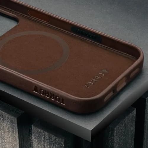 TORRO Leather Bumper Case for iPhone 18 Pro Max & 17 Pro Max | Premium Leather Slim MagSafe Compatible thumbnail 5